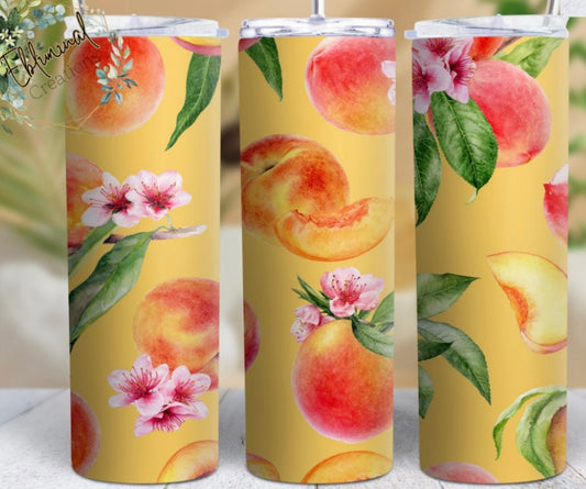 Summer Peach Tumbler