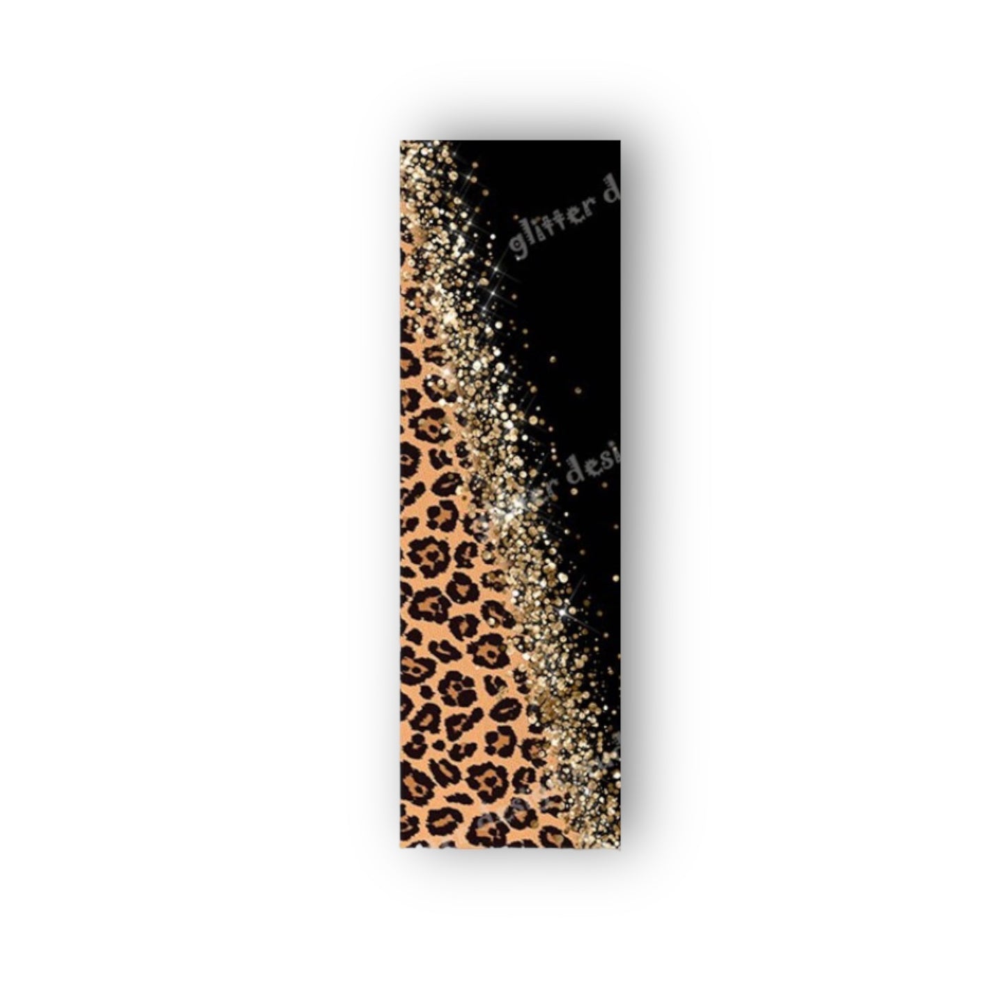 Brown Leopard Glitter Pen Wrap