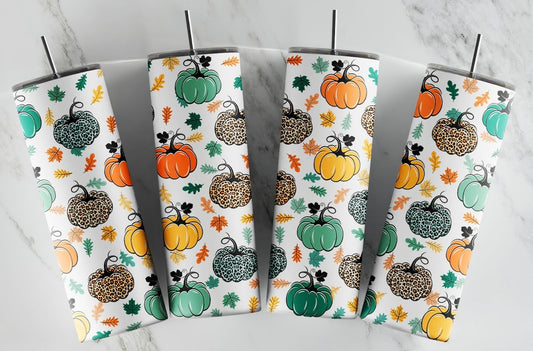 Leopard Pumpkins Tumbler