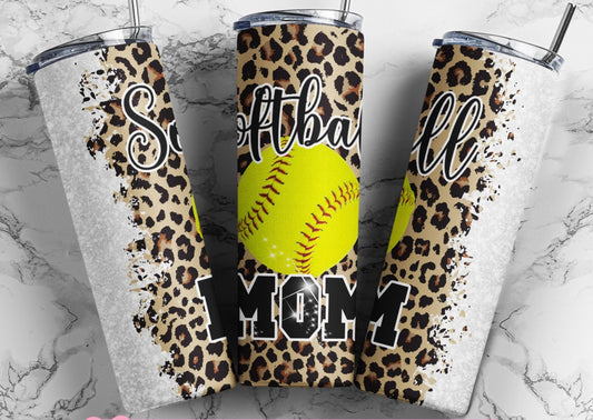 Softball Mom Tumbler