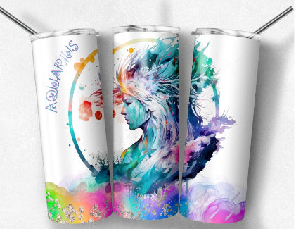 Aquarius Zodiac Tumbler
