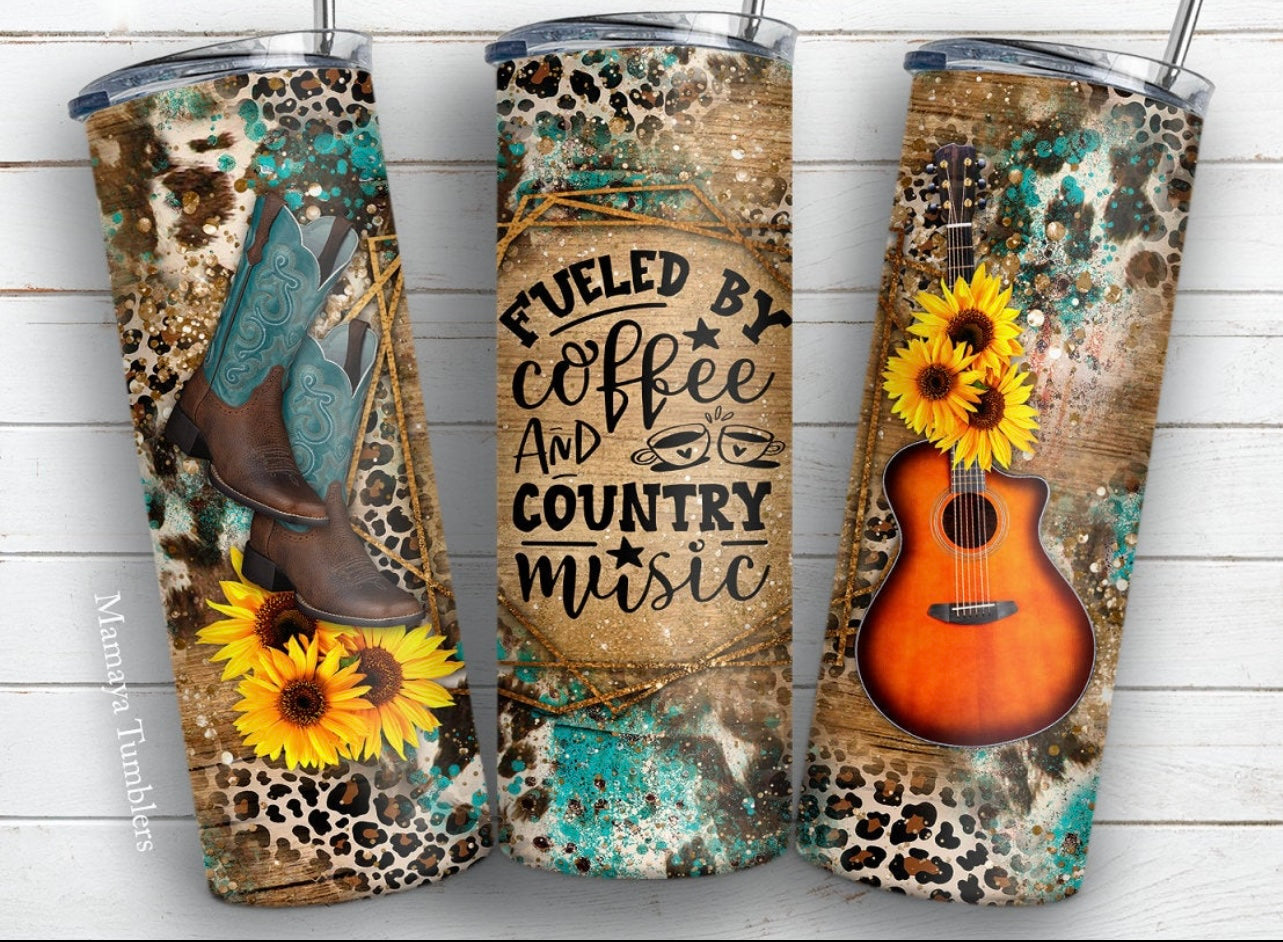 Coffee and Country Music Tumbler