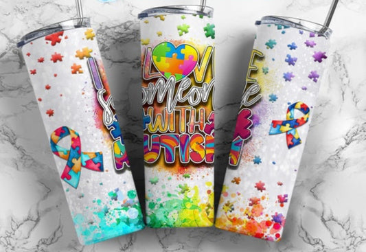 Puzzle Piece Love Tumbler
