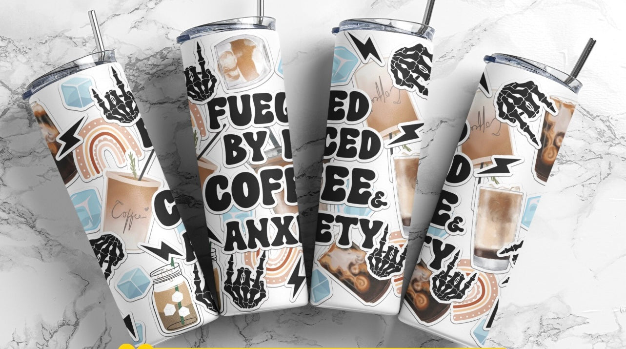 Coffee & Anxiety Tumbler