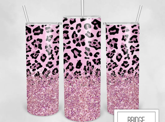 Pink Leopard Tumbler