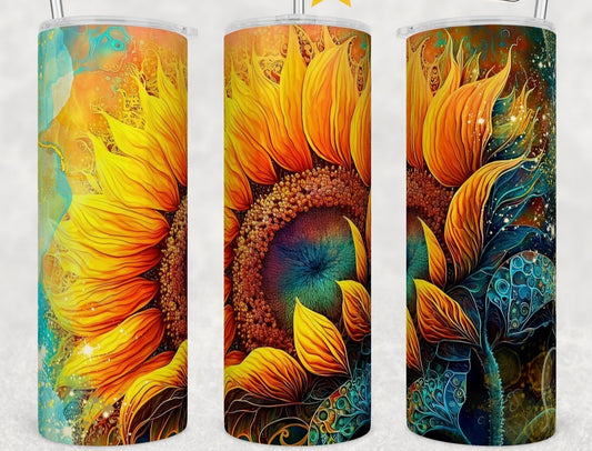 Beauty of a Sunflower Tumbler