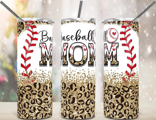 Wild Baseball Mom Tumbler