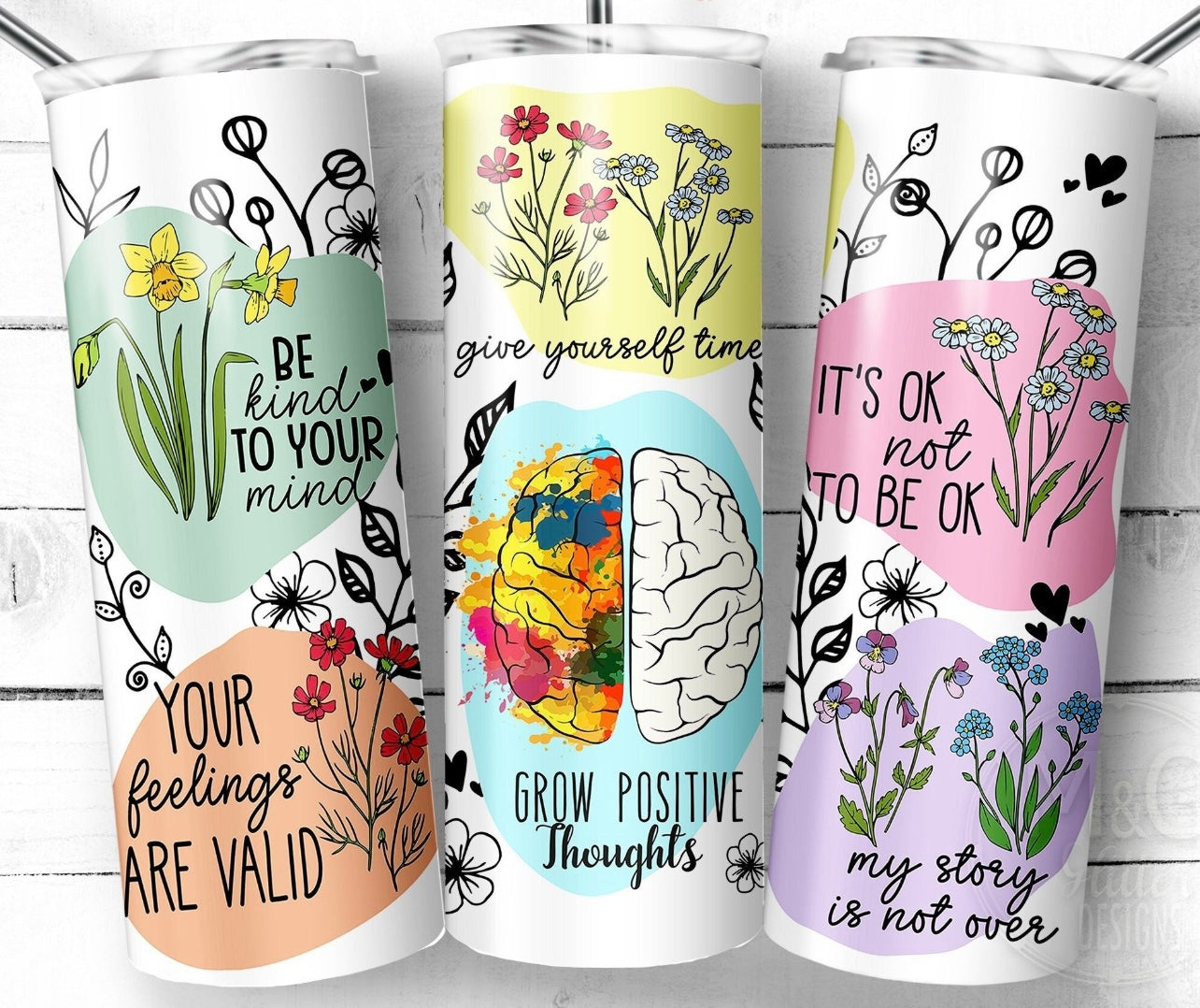 Grow Positive Thoughts Tumbler