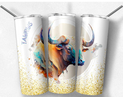 Taurus Zodiac Tumbler