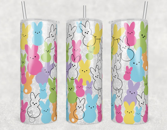 Scattered Easter Peeps Tumbler