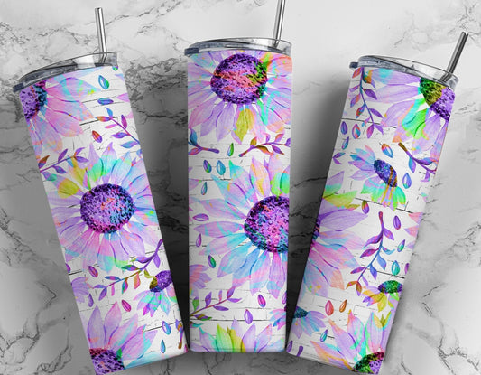 Colorful Sunflower Tumbler